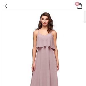 Azazie Bridesmaid Dress - Desiree style in Vintage Mauve
